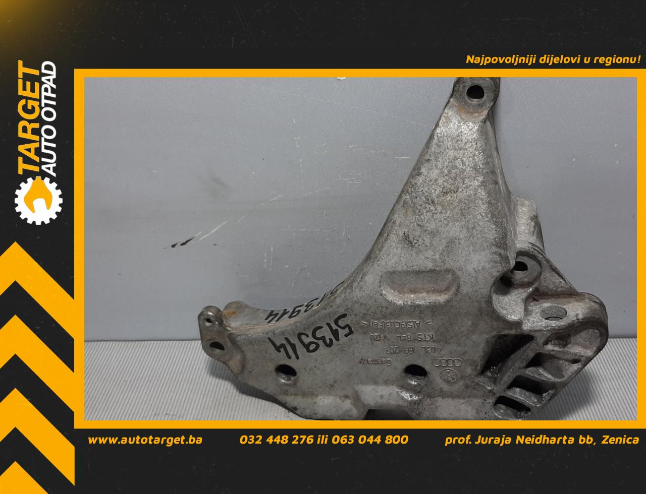 DIJELOVI NOSAC MOTORA AUDI A3 > 08-12 03L199207