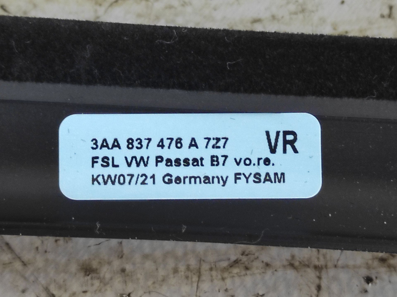 DIJELOVI LAJSNA VW PASSAT B7 > 10-14 3AA837476A