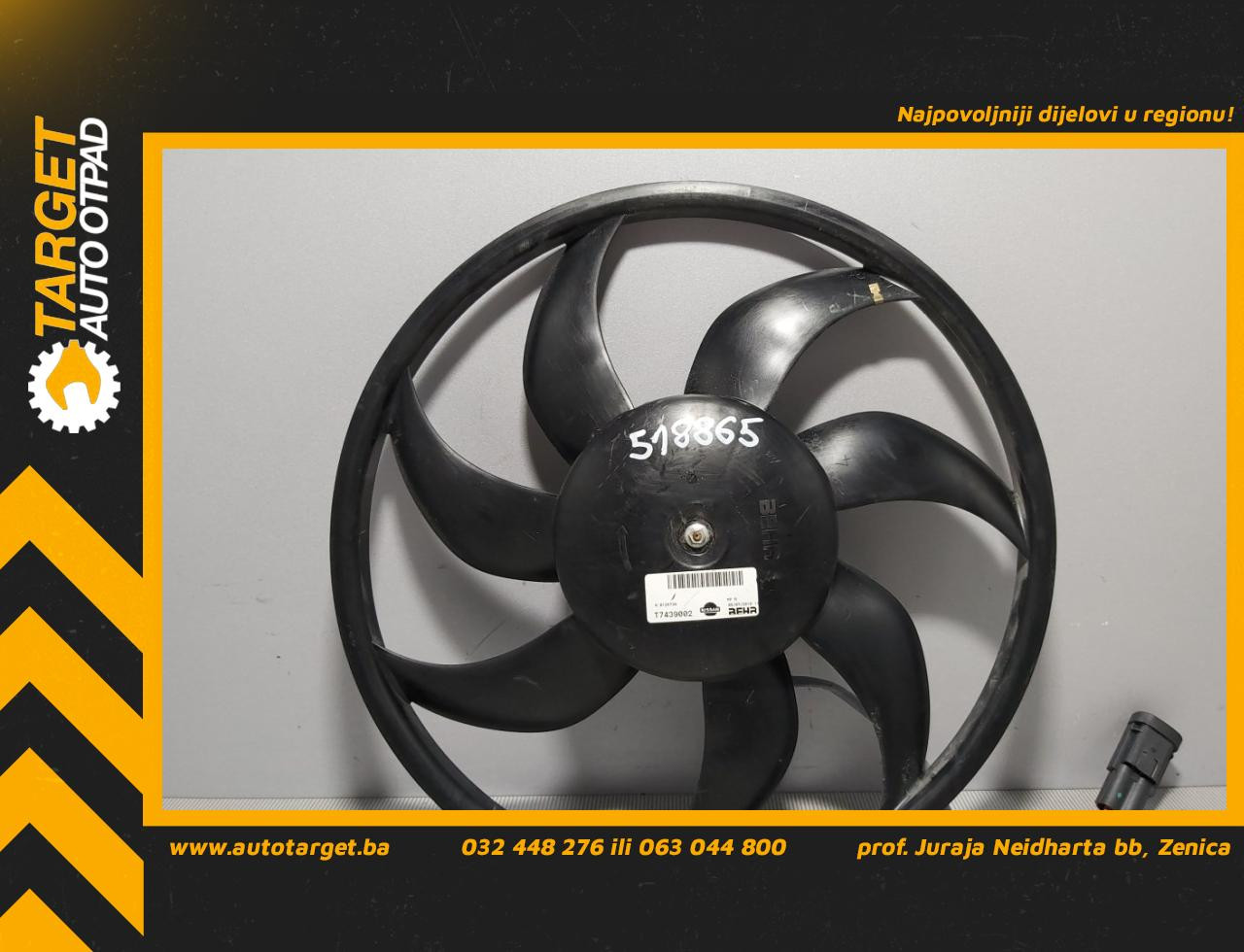 DIJELOVI VENTILATOR NISSAN NV200/EVALIA > 09- T7439002