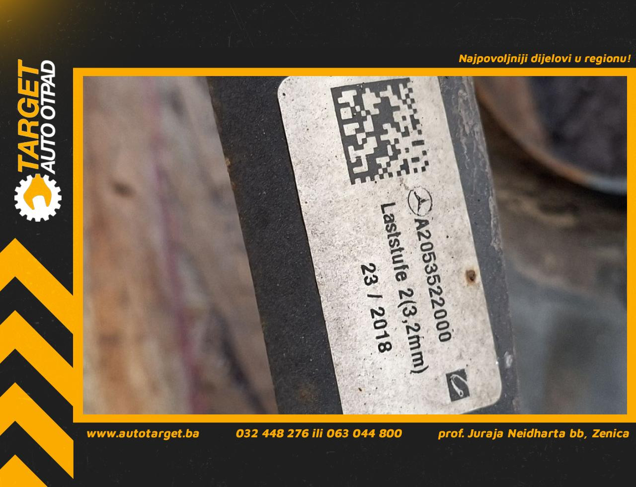 DIJELOVI LAFETA MERCEDES GLC (X253) > 16-22 2.2 A2053522000