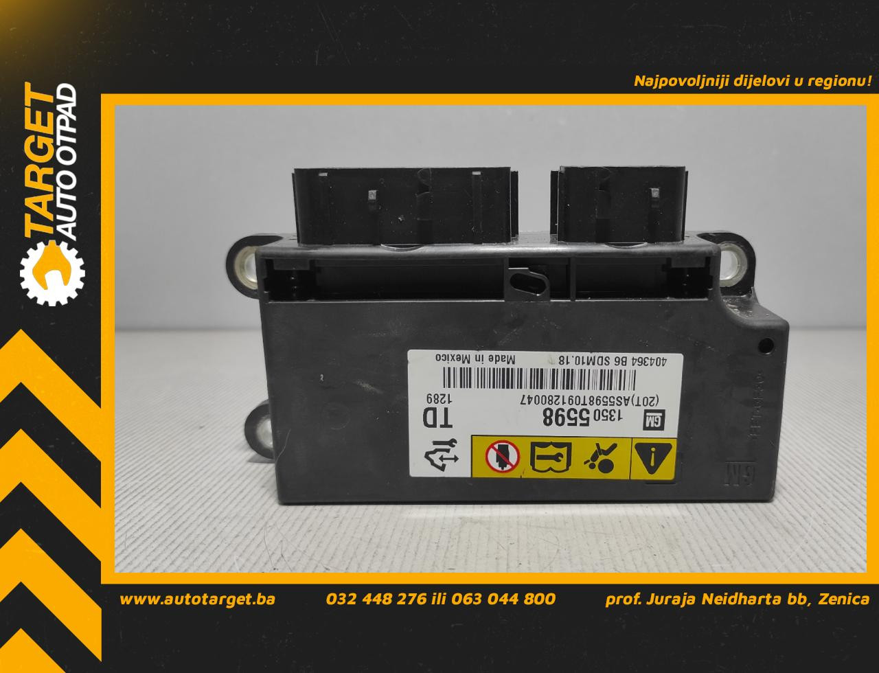 DIJELOVI ELEKTRONIKA AIRBAGA OPEL INSIGNIA > 09-13 2.0 13505598