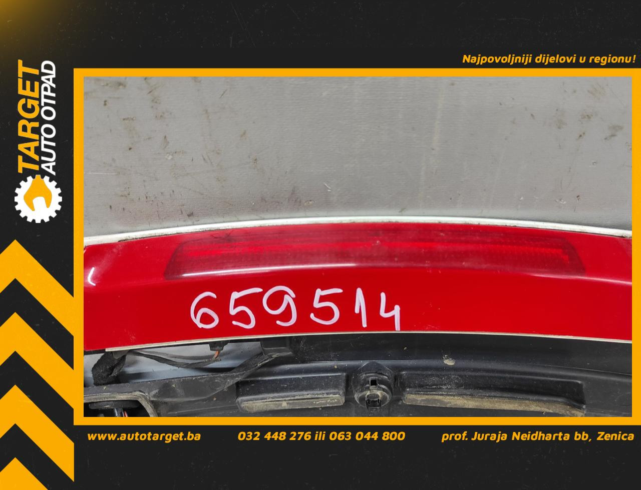 TRECE STOP SVJETLO OPEL INSIGNIA > 09-13 510512838