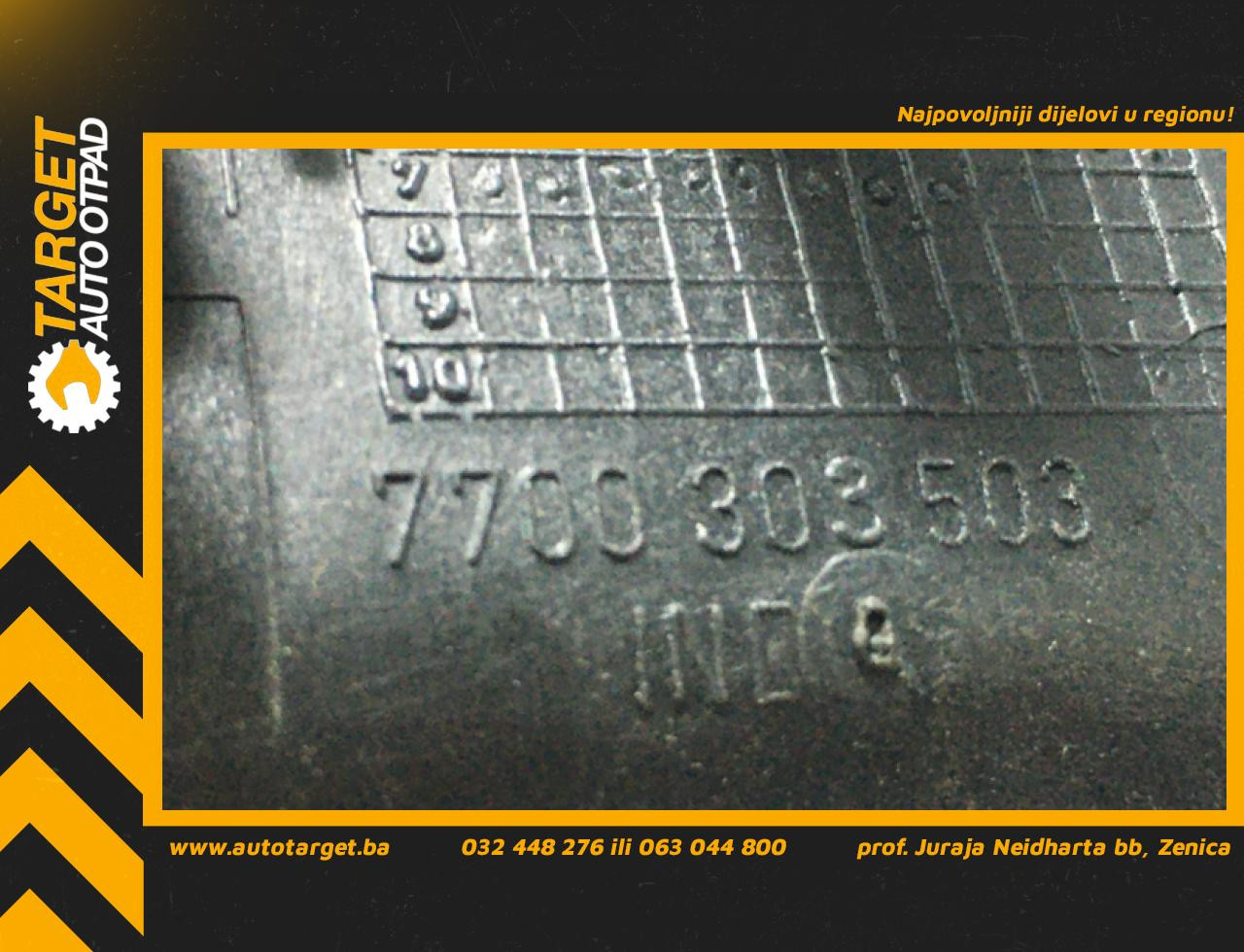 DIJELOVI RUCKA VRATA RENAULT KANGOO > 03-07 7700303503
