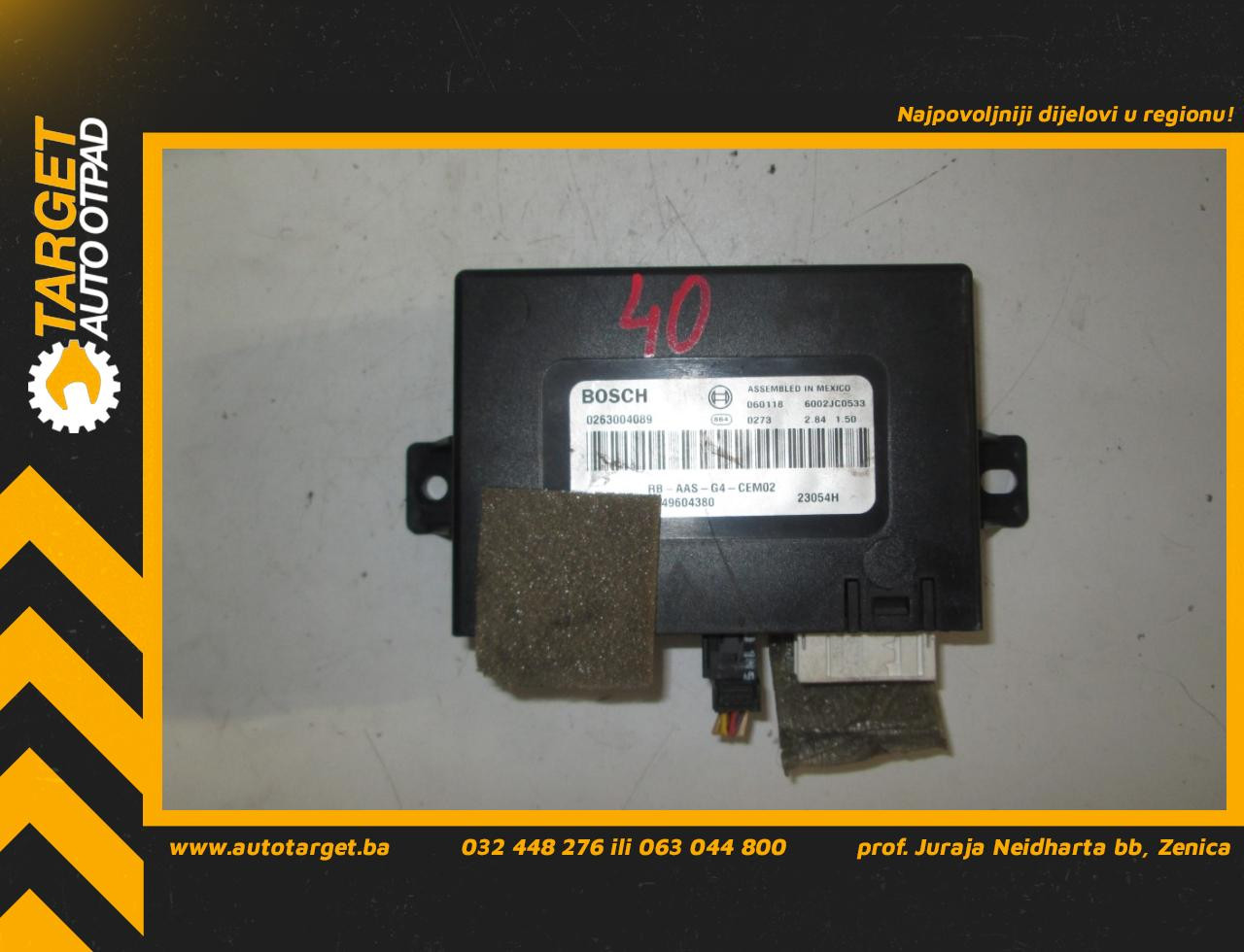 KOMFORT ELEKTRONIKA CITROEN C5 > 01-04 0263004089