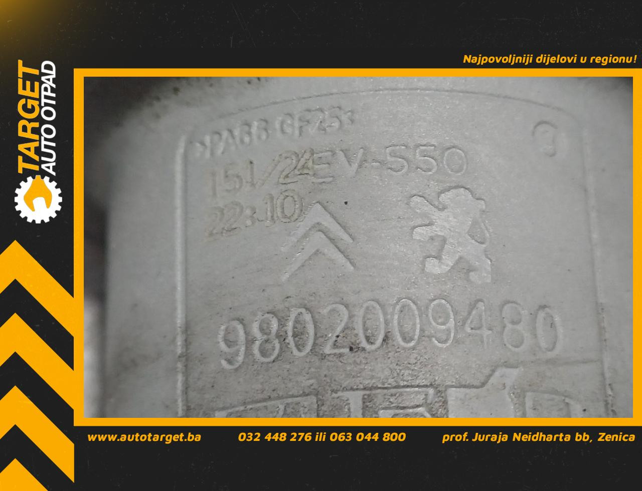 DIJELOVI VAKUM VENTIL OPEL ASTRA L > 22 -  1.2 9802009480