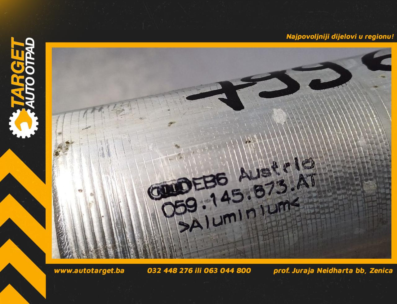DIJELOVI CRIJEVO INTERKULERA AUDI A6 4G > 14-18 3.0 059145673AT