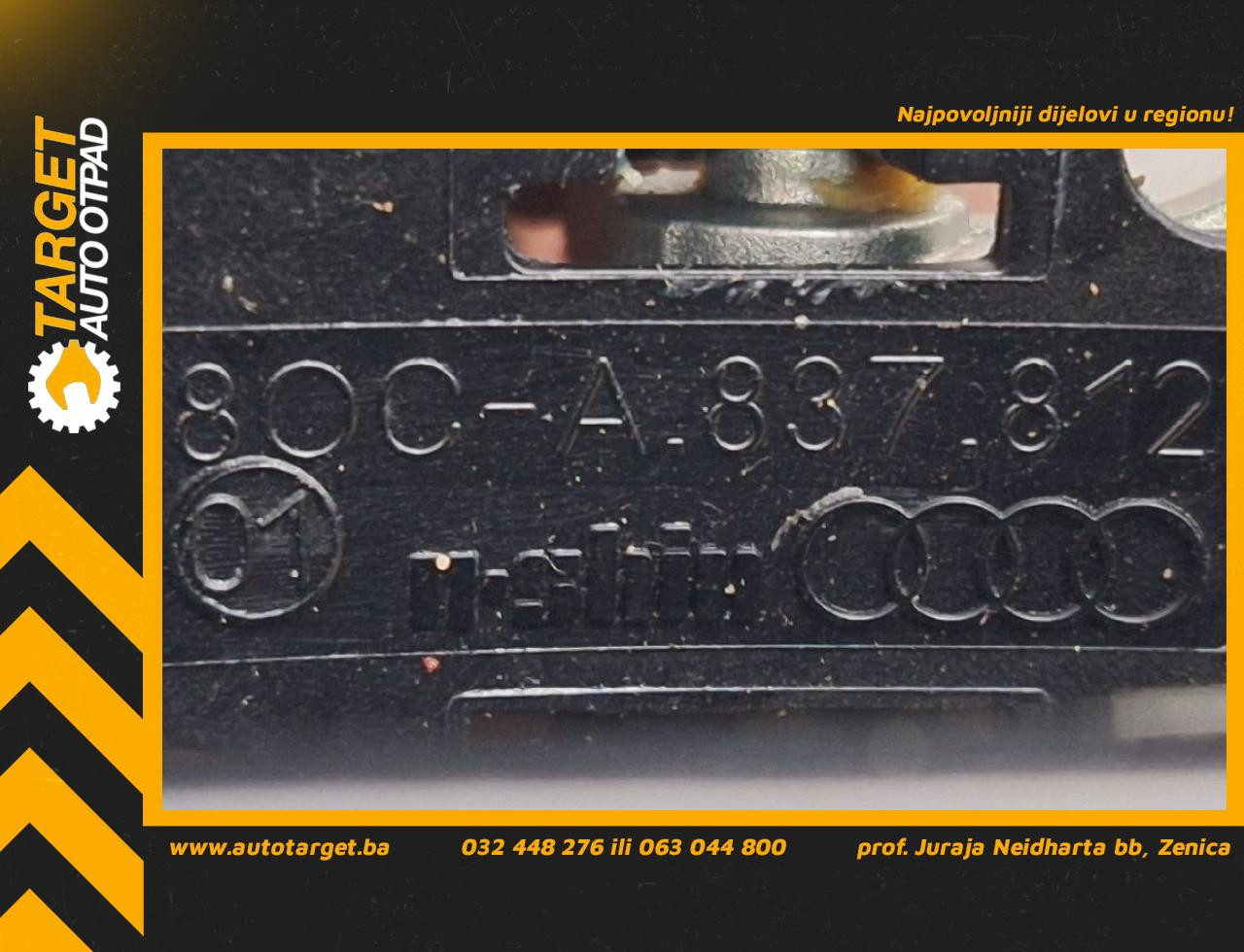 DIJELOVI RUCKA VRATA AUDI Q5 (FY) > 17 - 20  2.0 80C837812