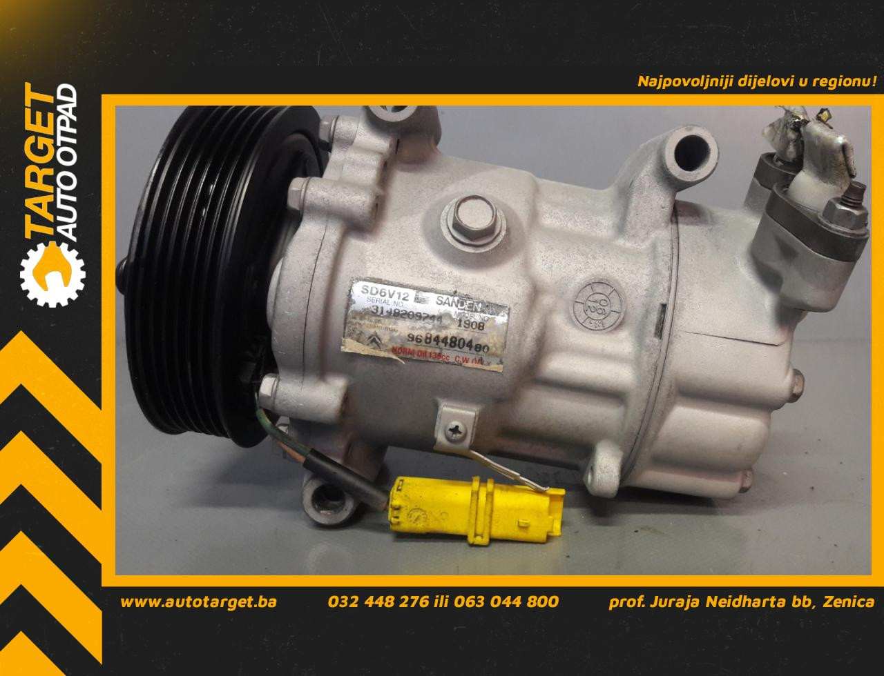 KOMPRESOR KLIME CITROEN C3 > 02-05 9684480480 9684480480