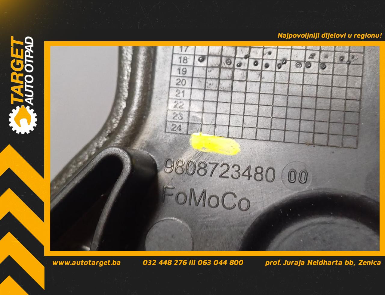POKLOPAC ZUPCASTOG REMENA PEUGEOT 3008 > 16-20 9808723480