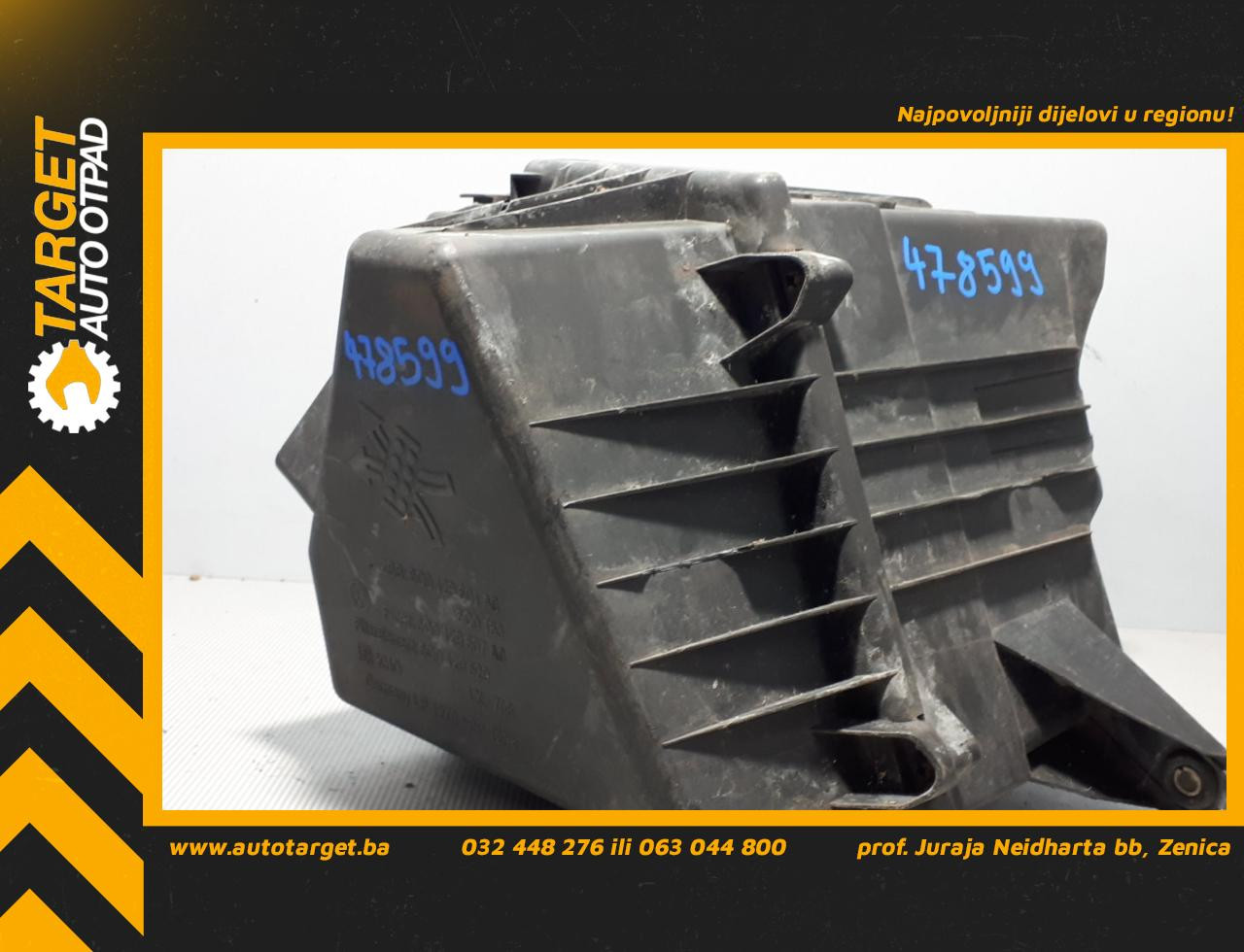 KUCISTE FILTERA ZRAKA SKODA FABIA > 00-04 6Q0129607