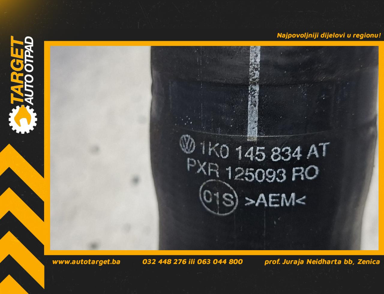DIJELOVI CRIJEVO VW GOLF 6 > 08-12 1.6 1K0145834AT