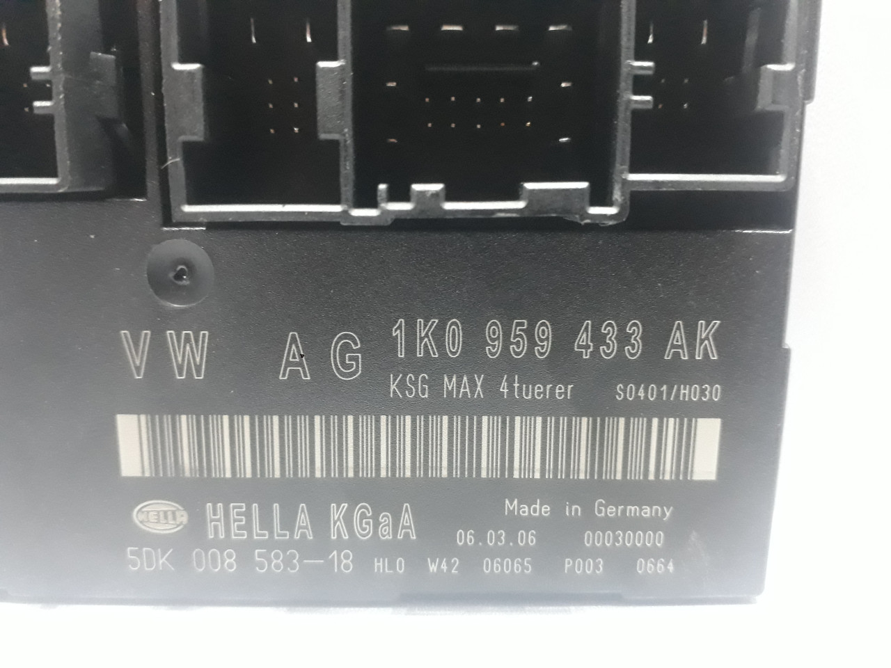 ELEKTRONIKA MODUL VW GOLF 5 > 03-08 1K0959433AK