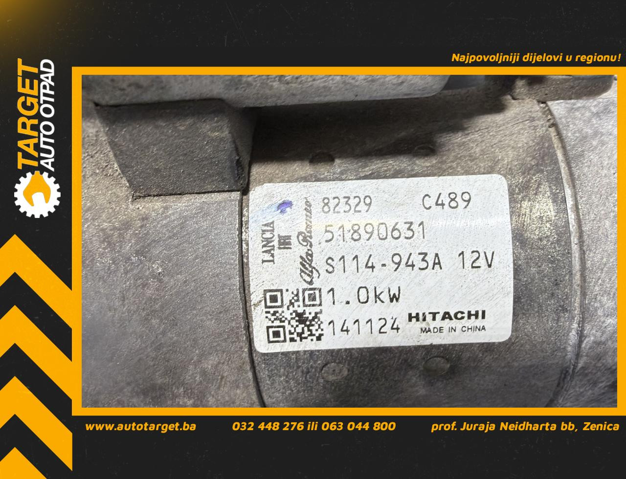 DIJELOVI ALNASER FIAT 500L > 12-17 1.4 51890631