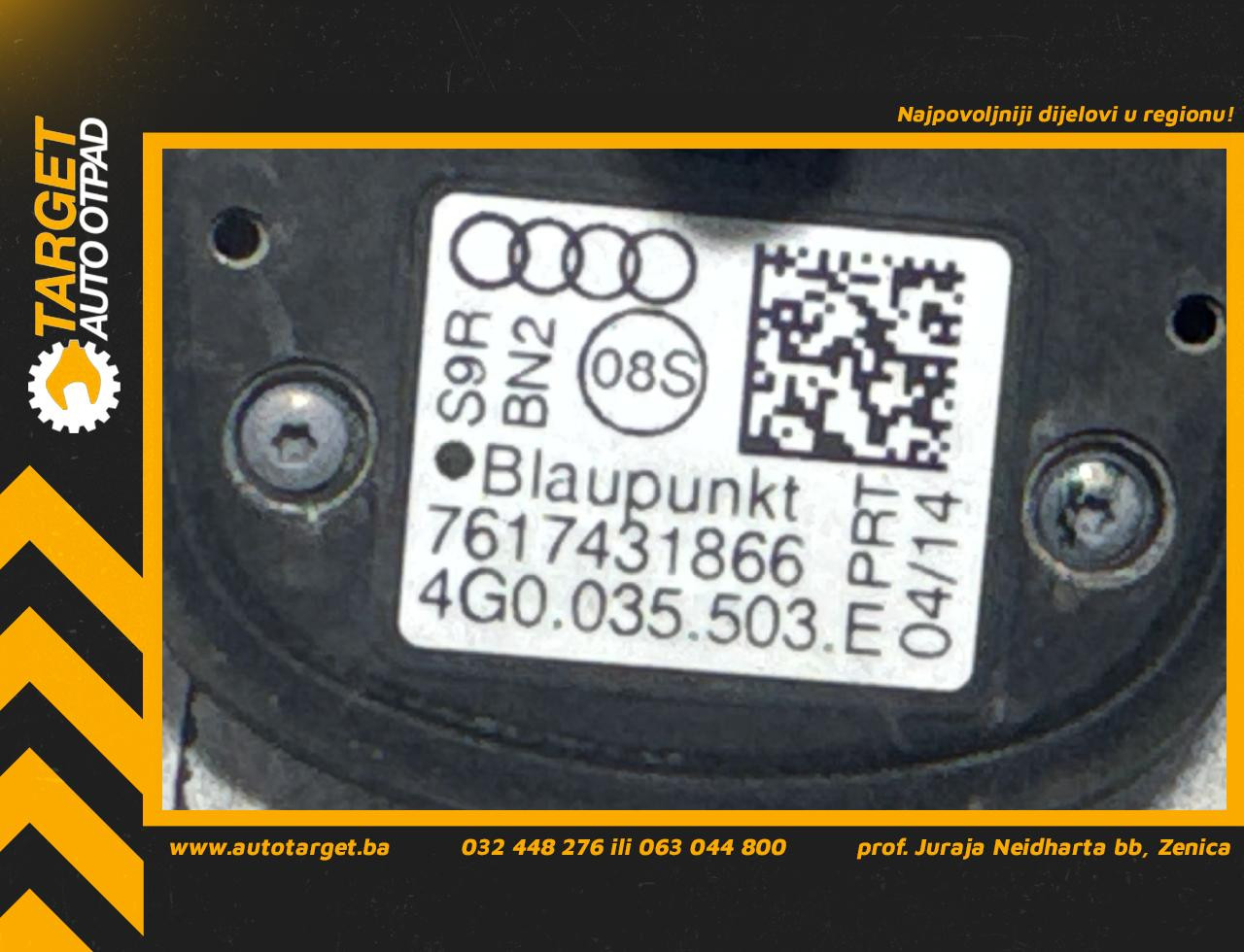 DIJELOVI ANTENA AUDI A4 (B8) > 12-15 2.0 4G0035503E