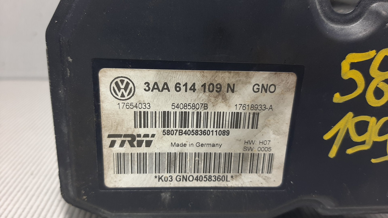 ABS ELEKTRONIKA VW PASSAT B7 > 10-14 3AA614109N
