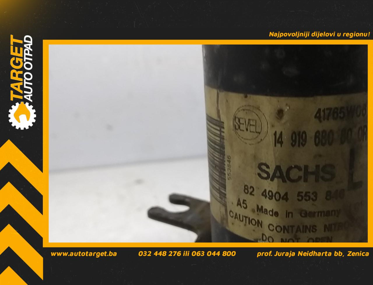 DIJELOVI AMORTIZER CITROEN JUMPY > 03-06 1491969080OR