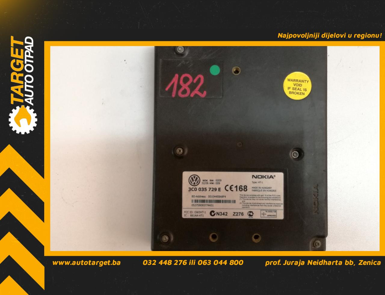 DIJELOVI ELEKTRONIKA MODUL VW PASSAT B5 > 00-05 3C0035729E