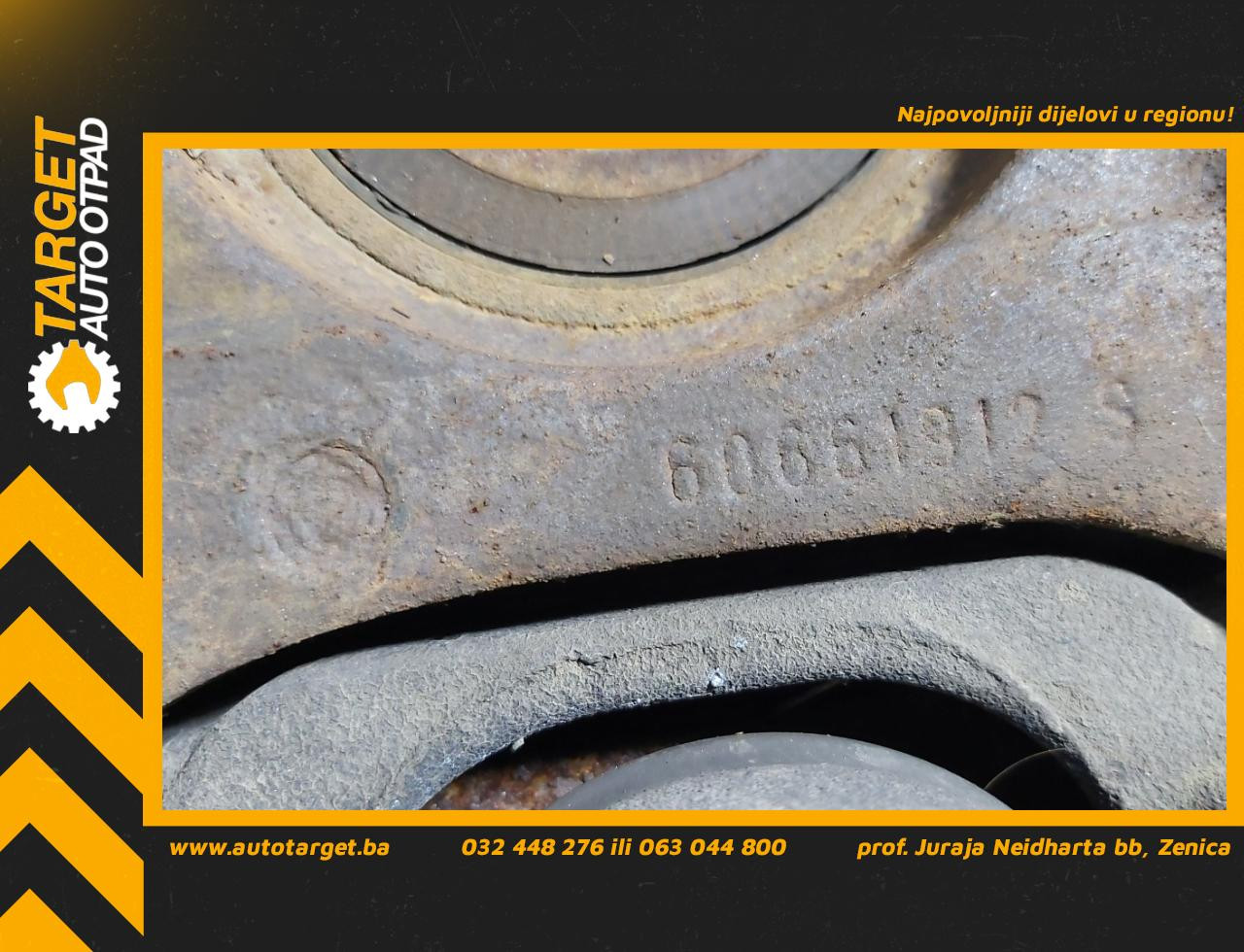 DIJELOVI KOCIONA KLJESTA ALFA ROMEO 166 > 98-03