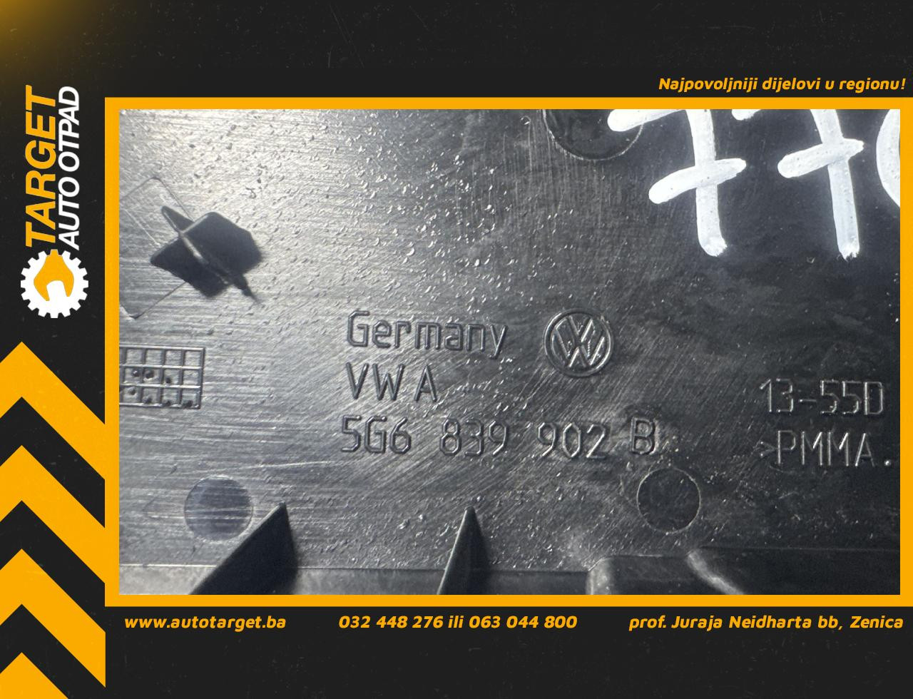 DIJELOVI LAJSNA VW GOLF 7 > 12-16 1.2 5G6839902B