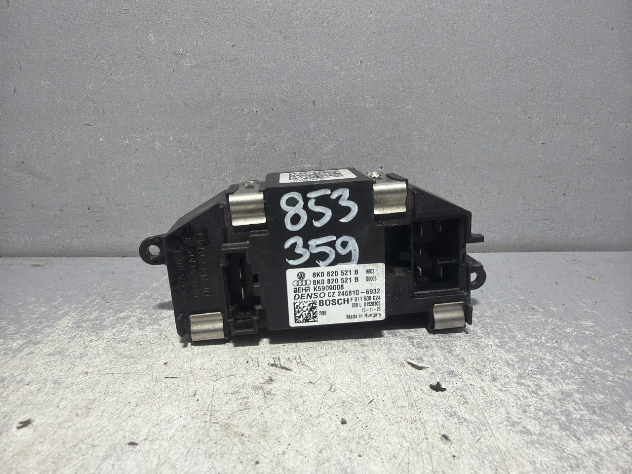 ELEKTRONIKA REOSTAT AUDI A5 (8T) SPORTBACK > 07-11 8K0820521B