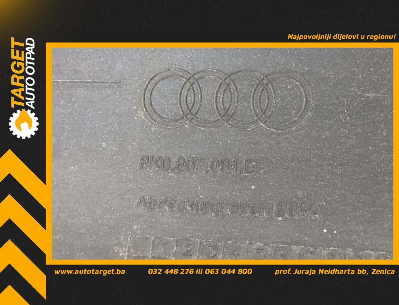 DIJELOVI PLASTIKA AUDI A4 (B8) > 12-15 2.0 8K0807081D
