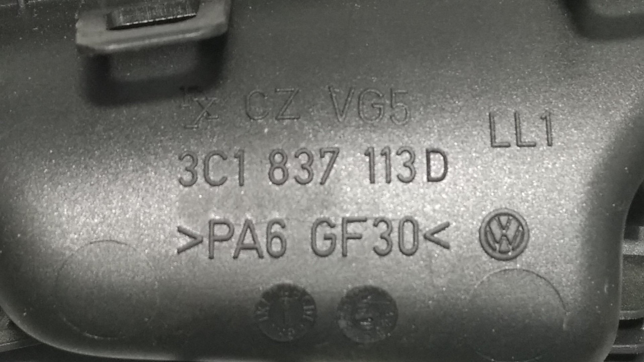 UNUTRASNJA RUCKA VRATA VW PASSAT B6 > 05-10 3C1837113D