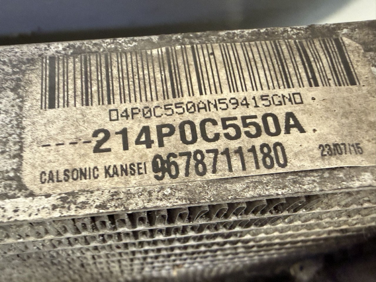 DIJELOVI HLADNJAK VODE PEUGEOT 308 > 13-17 2.0 9678711180