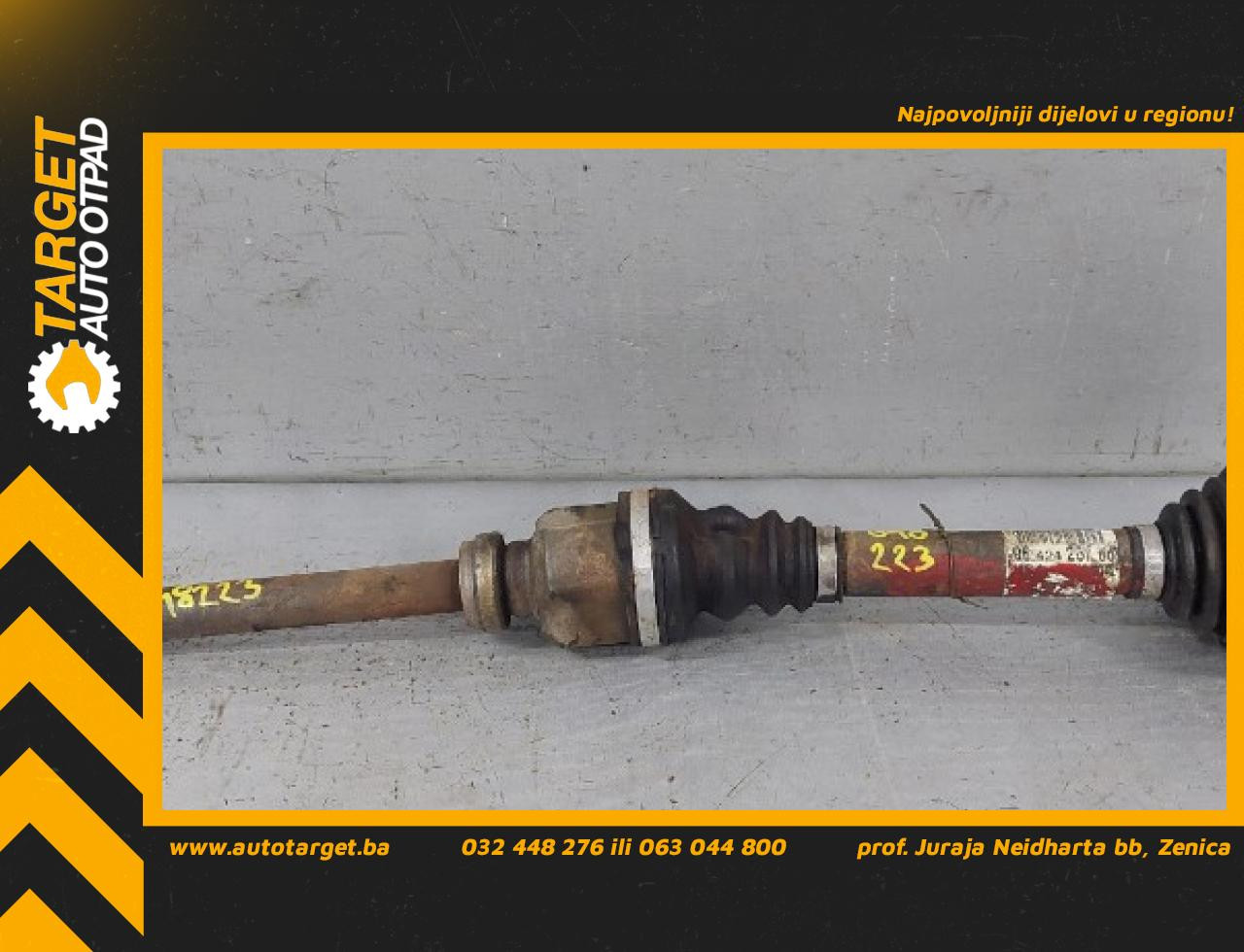 DIJELOVI POLUOSOVINA PEUGEOT PARTNER > 03-08 2.0 9642426780