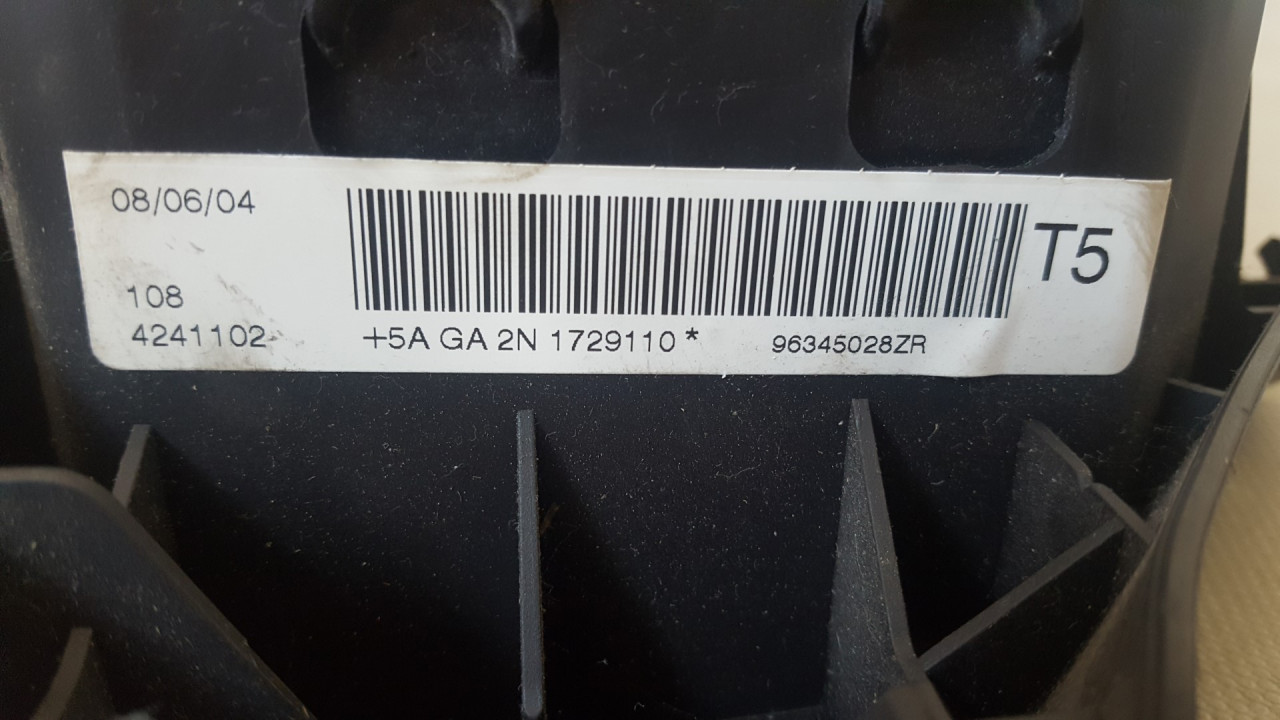 AIRBAG VOLANA PEUGEOT 307 > 01-05 96345028ZR