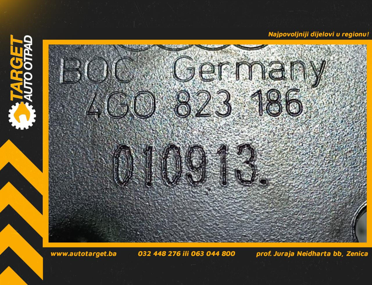 DIJELOVI ZABRAVAK HAUBE AUDI Q3 > 11-15 4G0823186