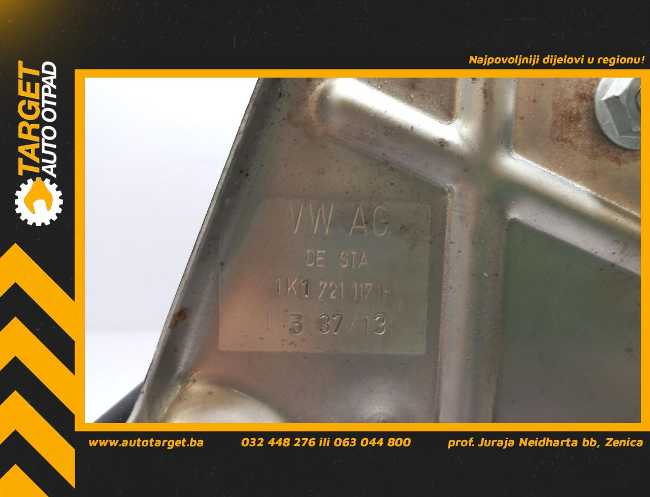 DIJELOVI PAPUCICA KOCNICE VW PASSAT B7 > 10-14 1K1721117H