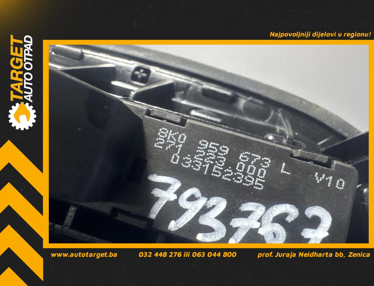DIJELOVI PREKIDAC AUDI A4 (B8) > 12-15 2.0 8K0959673L