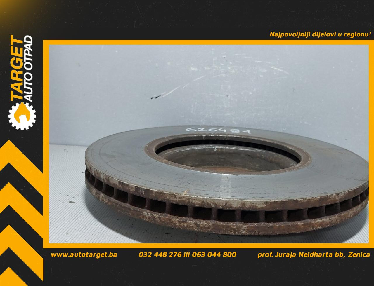 DIJELOVI KOCIONI DISK AUDI A6 4G > 11-14 8R0615301