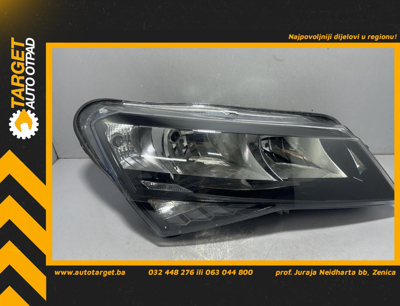 DIJELOVI FAR SKODA SUPERB > 15-19 1.6 1LJ011939