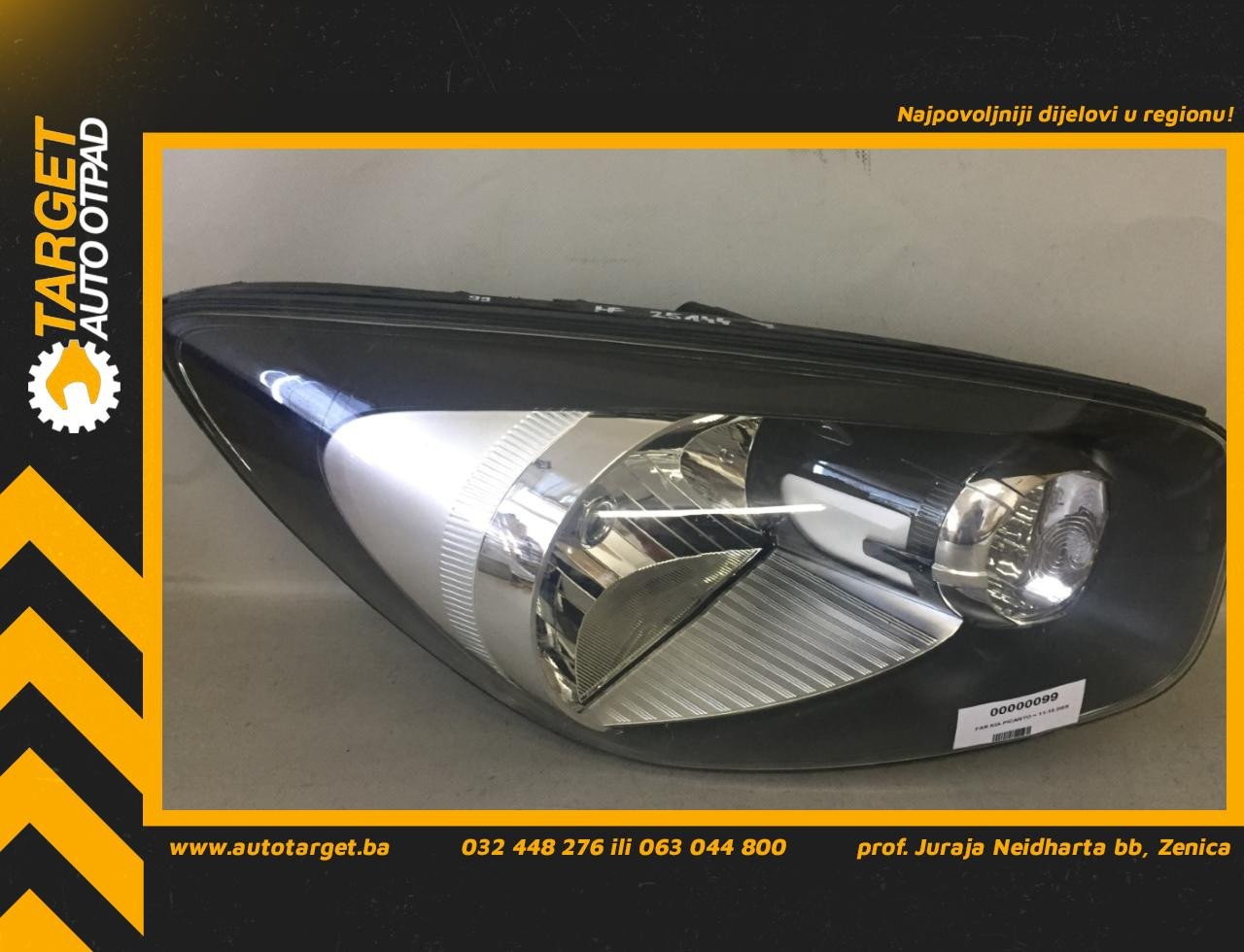 DIJELOVI FAR KIA PICANTO > 11-15 921021Y0