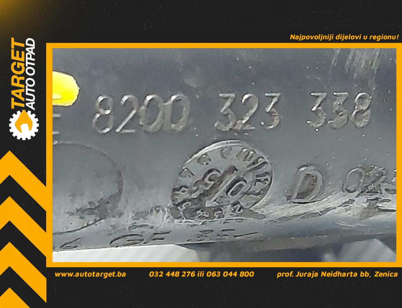 DIJELOVI CRIJEVO RENAULT MEGANE > 06-08 8200323338