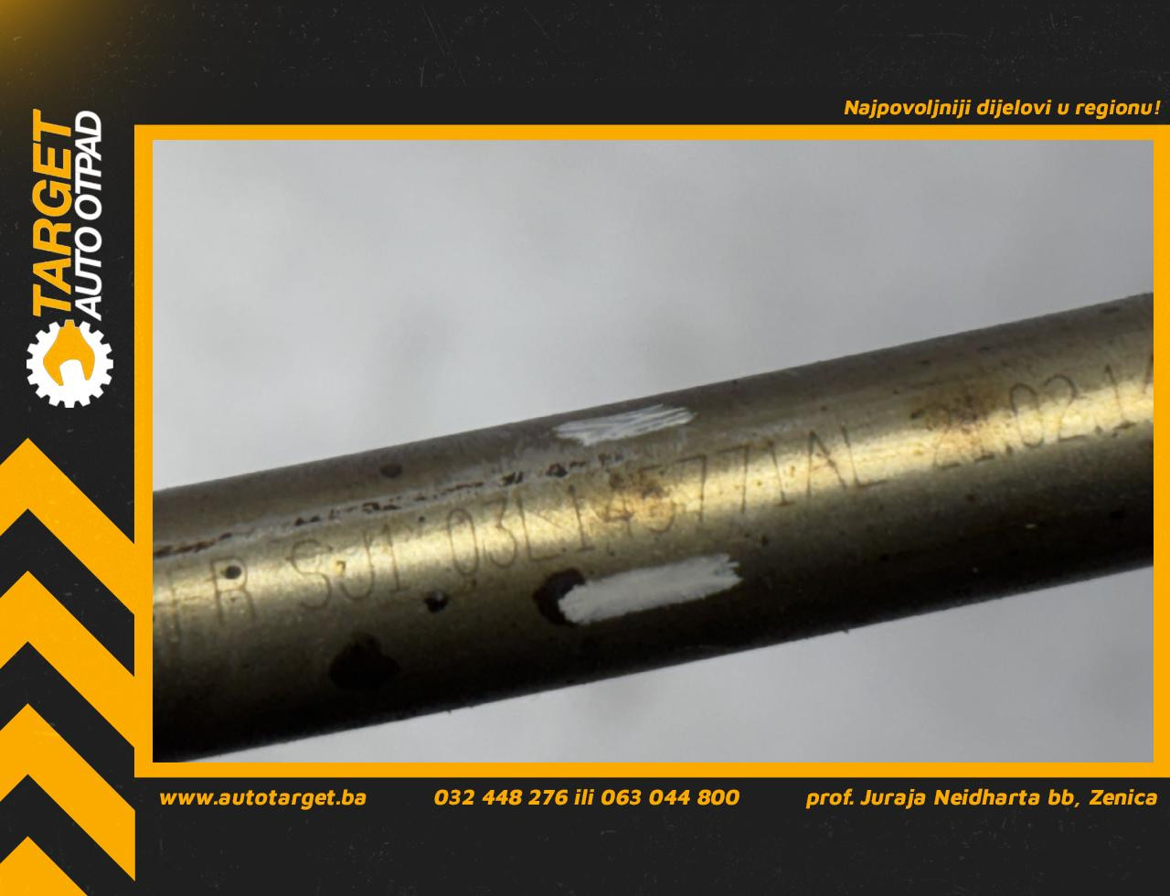 DIJELOVI CRIJEVO VW POLO > 09-14 1.6  03L145771AL