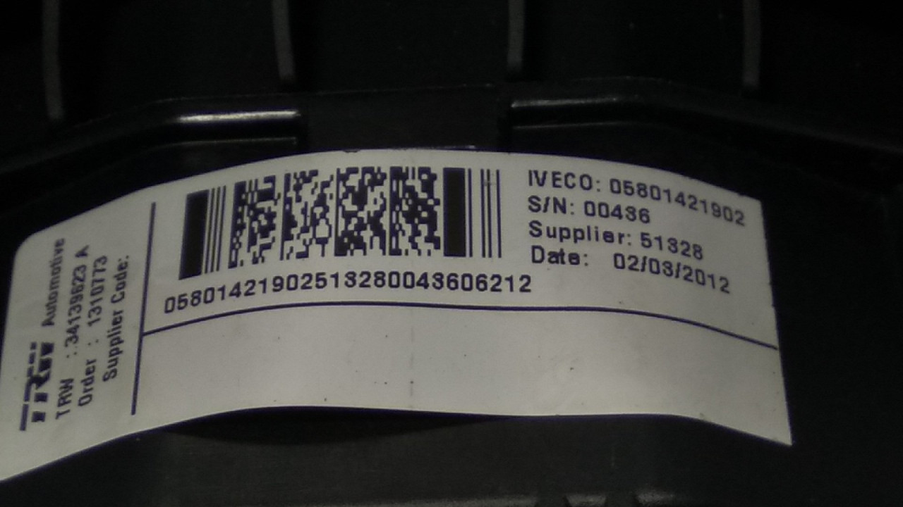 AIRBAG VOLANA IVECO DAILY > 11-14 05801421902