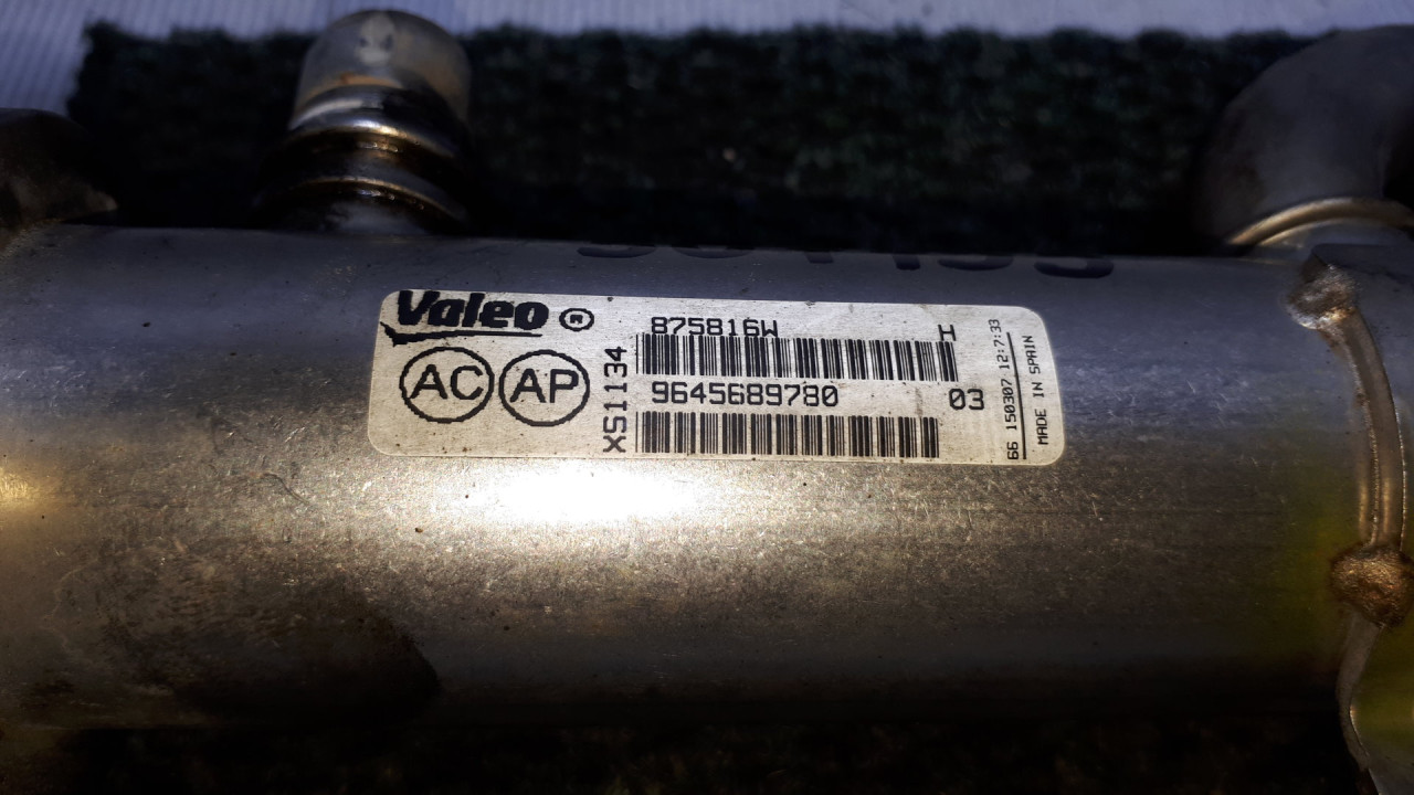 HLADNJAK EGR VENTILA PEUGEOT 308 > 07-11 9645689780