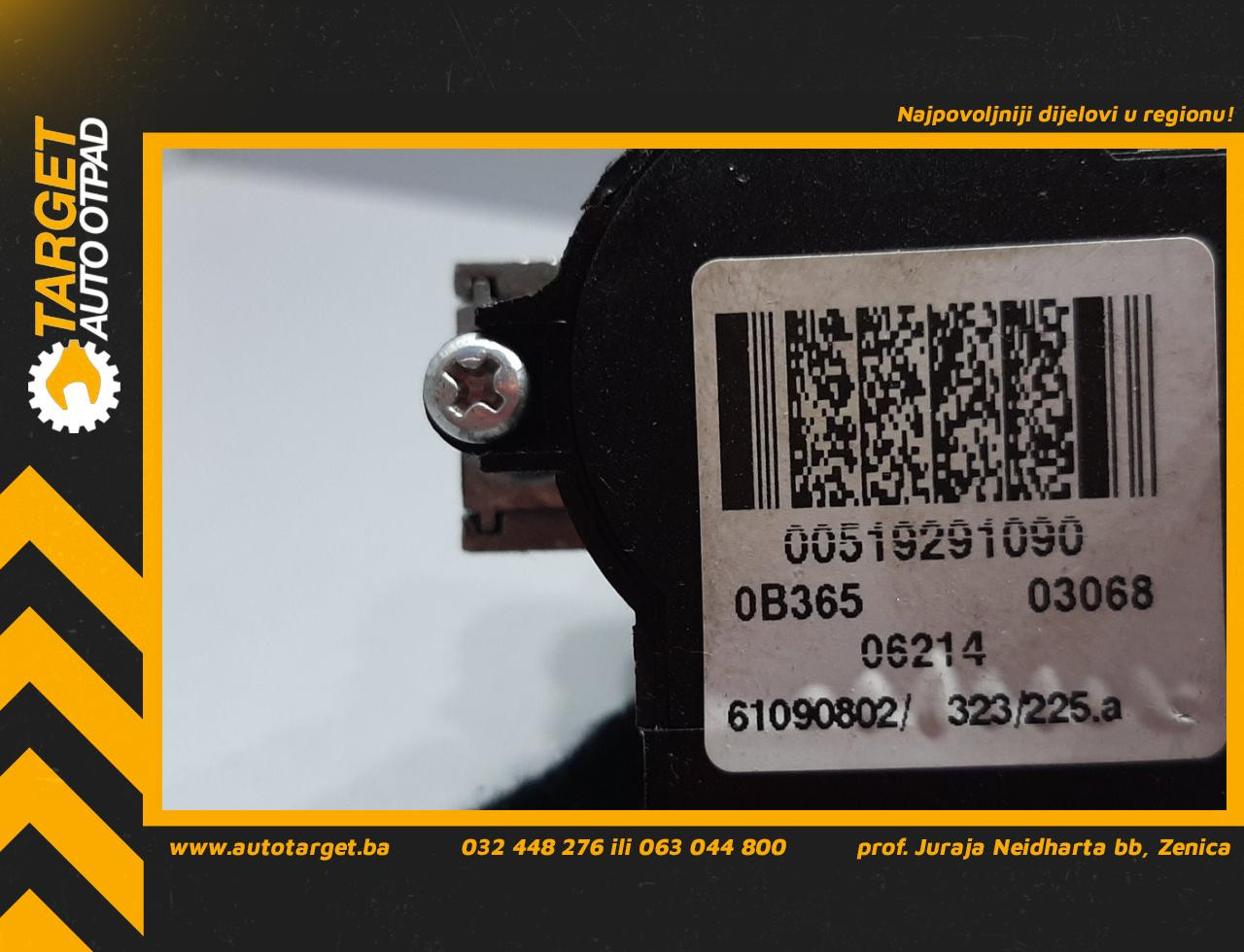 DIJELOVI BRAVA PALJENJA FIAT FIORINO > 07-16 00519291090