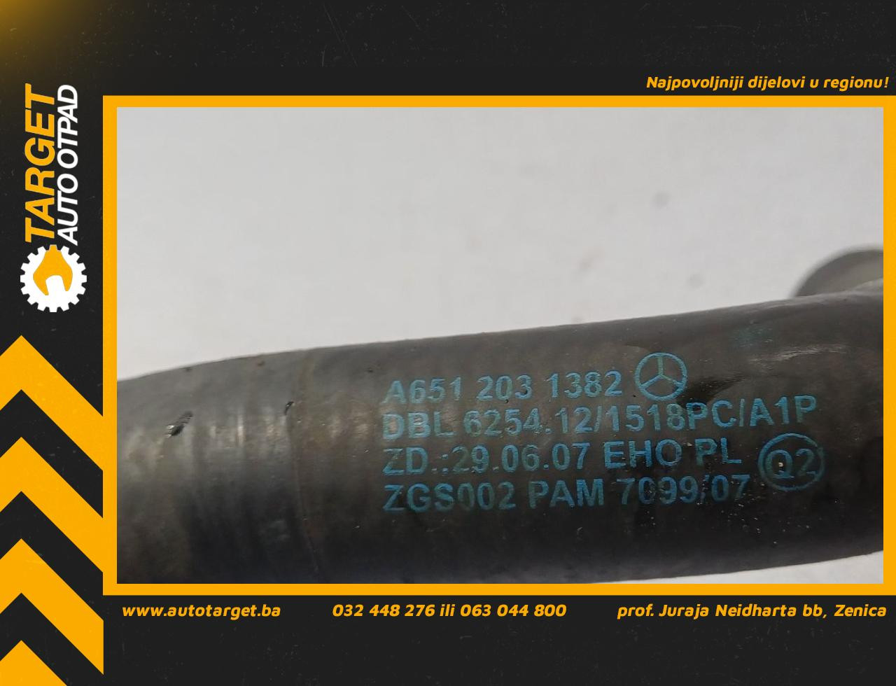 DIJELOVI CRIJEVO MERCEDES GLE (W166) > 15-18 2.2 A6512031382