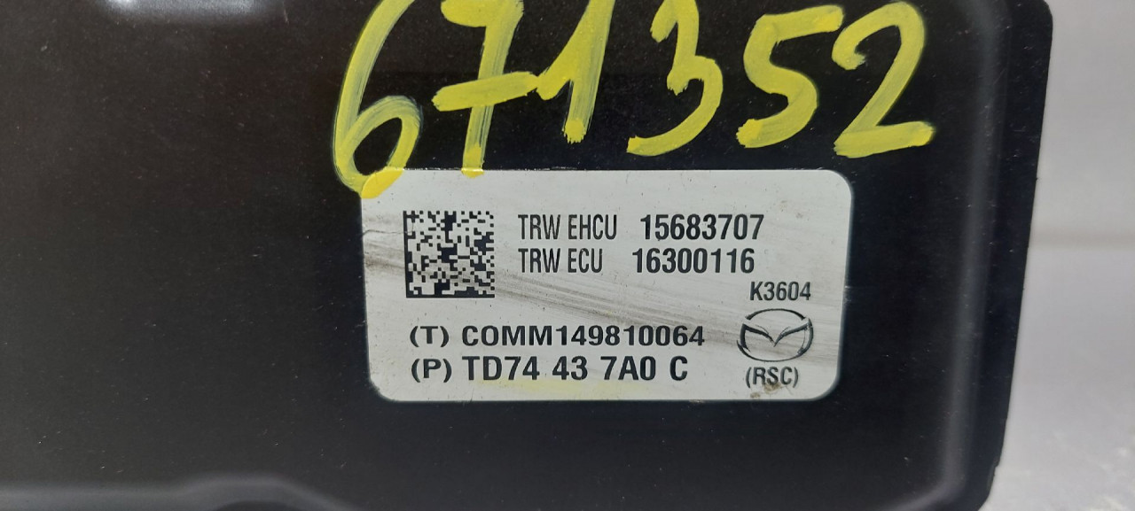 ABS ELEKTRONIKA MAZDA CX9 > 07- 15683707 TD74437A0C