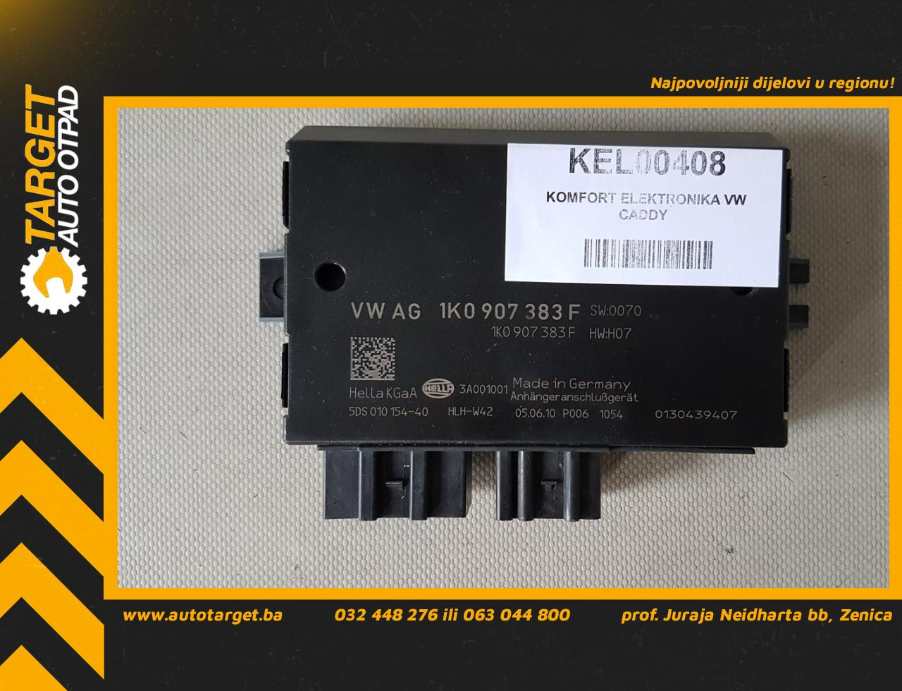 KOMFORT ELEKTRONIKA VW CADDY > 03-10 1K0907383F 5DS0101