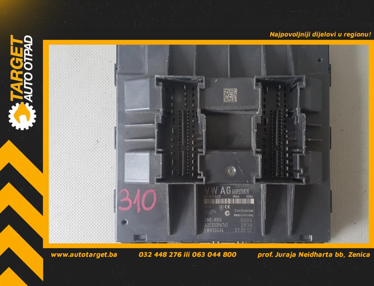KOMFORT ELEKTRONIKA VW POLO > 09-14 6R0937087K 5WK50434