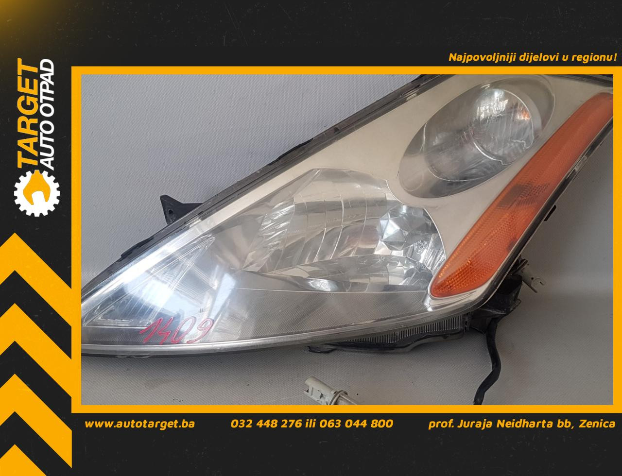 DIJELOVI FAR NISSAN MURANO > 02-07 10063698
