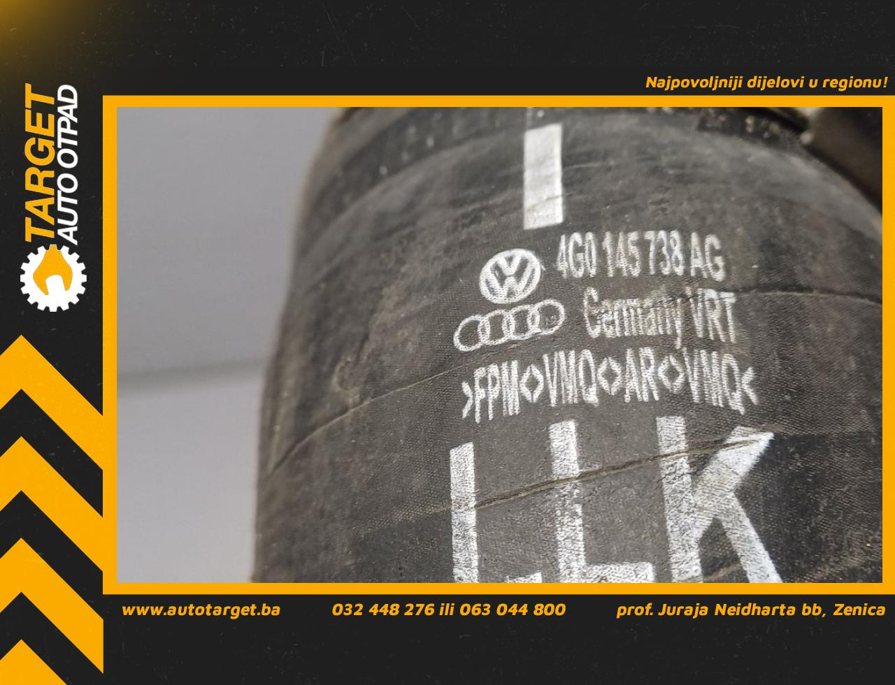 DIJELOVI CRIJEVO INTERKULERA AUDI A6 4G > 11-14 2.0 4G0145738AG