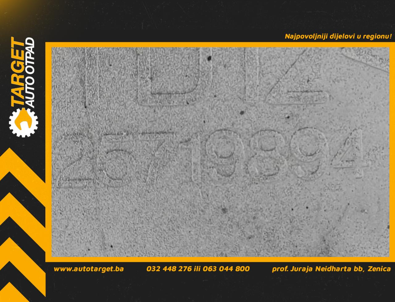 DIJELOVI ZADNJI DIO BRANIKA OPEL VIVARO > 07-14 2.0 525719894