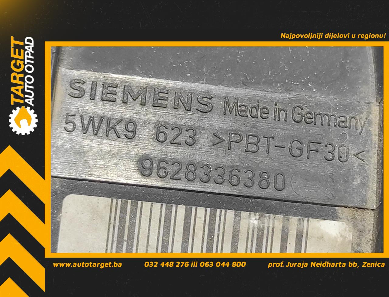 DIJELOVI PROTOK ZRAKA PEUGEOT 206 > 98-09 9628336380