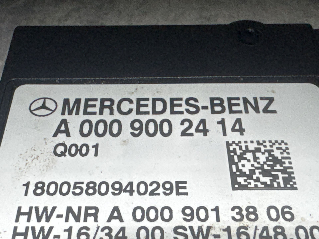 ELEKTRONIKA MODUL MERCEDES GLC (X253) > 16- A0009002414