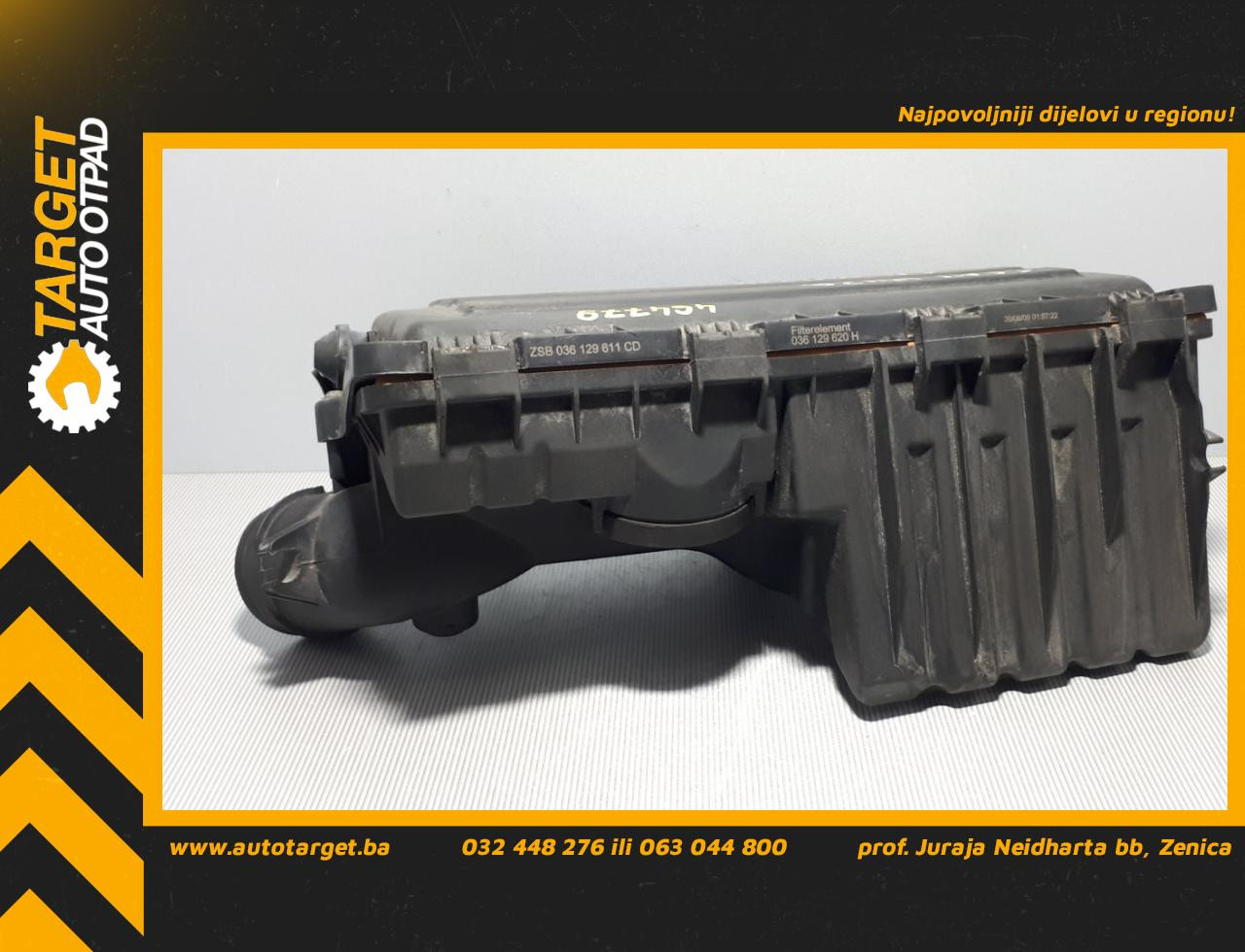 KUCISTE FILTERA ZRAKA SEAT IBIZA > 06-08 036129611CD